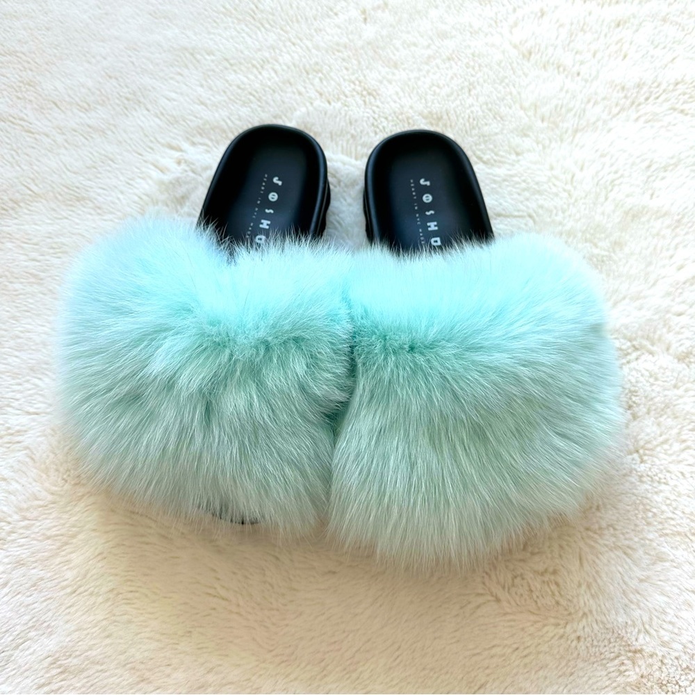 Joshua Sanders shoes size 37 with real fur NEW!!!